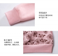 Розовый свитшот с цветочным принтом