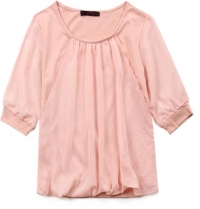 Нежно-розовая блузка