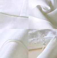Удлиненная белая блузка