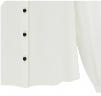 Белая рубашка с кружевным воротником